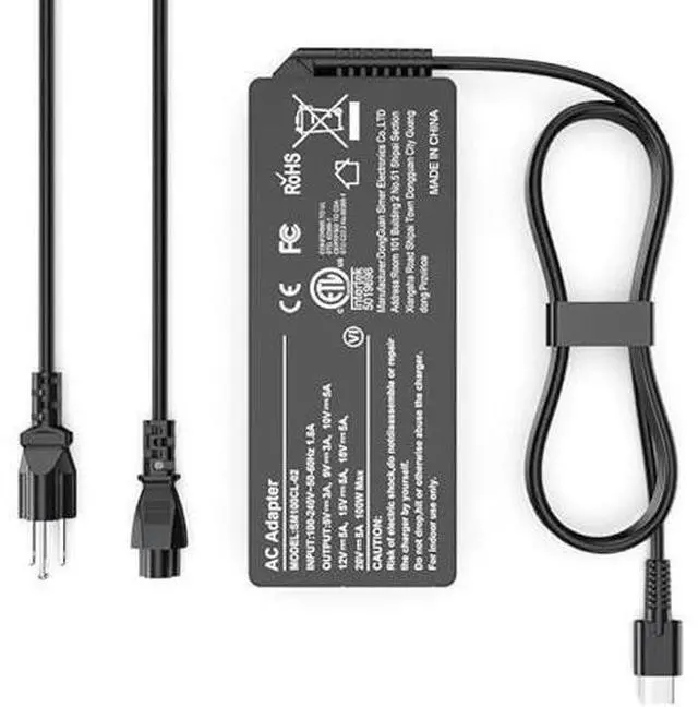 Main image of 100W USB Type C Laptop Charger Universal Compatible with Chromebook,HP,Lenovo,Acer,Dell,Asus,Mac Book and More Devices,USB C Power Adapter