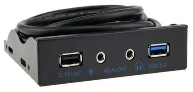Main image of FOR USB3.0 port 13.5 inches of metal front panel USB Hub with a USB2.1A charging port 1 HD audio interface 1 microphone port