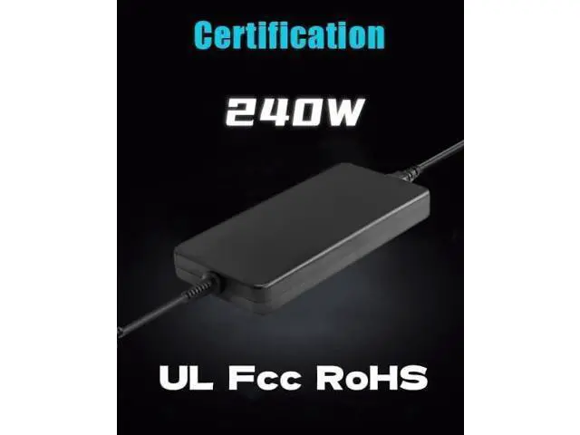 Alt view image 4 of 5 - 240W Laptop Charger for Precision 7680 7450 7760 7520 7530 7560 7510 7710 7720 7730 7740 7750 7770 7780 7670 3540 3520 M4800 M4400 M6700 M4500 M4600 M4700 Power Adapter