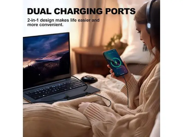 Alt view image 6 of 6 - 102W Surface Laptop Charger for Surface Laptop Studio Surface Laptop 3 4 5 Windows Surface Pro/Go Fast Charging Portable and Easy to Use