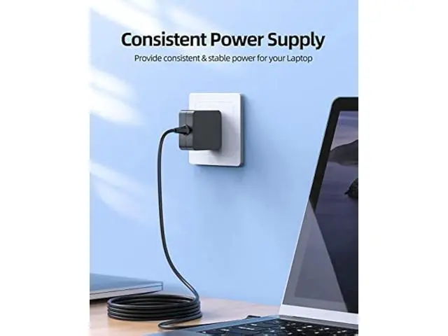 Alt view image 7 of 7 - 33W AC Charger Fit for Asus E510MA E510M E510 E210MA E210M E210 E510MA-RS06 Laptop Portable 7.5Ft Power Supply Adapter Cord