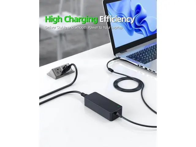 Alt view image 7 of 7 - 90W Charger Fit for Dell-Latitude 5310 5410 5510 5501 5401 5511 5411 2 in 1 Laptop AC Adapter Power Supply Cord