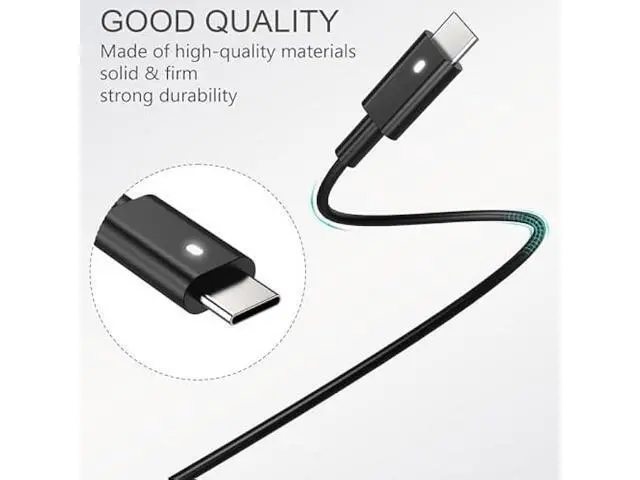 Alt view image 2 of 7 - USB C 65W Laptop Charger Replacement for Dell Latitude 5285 5289 5290 7212 7275 7285 7290 7390 7420 Dell XPS 13 9350 9360 9365 9370 9380 Chromebook 3100 3400 5190 LA65NM190 Power Supply