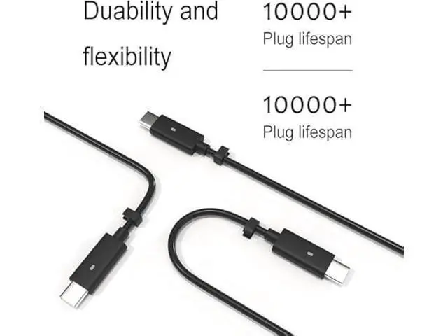Alt view image 3 of 7 - USB C 65W Laptop Charger Replacement for Dell Latitude 5285 5289 5290 7212 7275 7285 7290 7390 7420 Dell XPS 13 9350 9360 9365 9370 9380 Chromebook 3100 3400 5190 LA65NM190 Power Supply