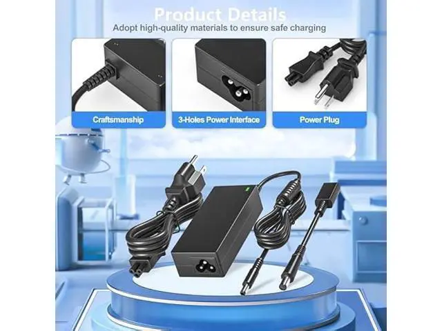 Alt view image 3 of 5 - 90W OptiPlex Power Cord Compatible with Dell OptiPlex 3060 3080 3050 7050 5050 9020 7040 7060 7070 5060 5070 5090 3070 3020 Micro Desktop Power Supply Inspiron 17 14 15 3000 5000 7000 Laptop Charger