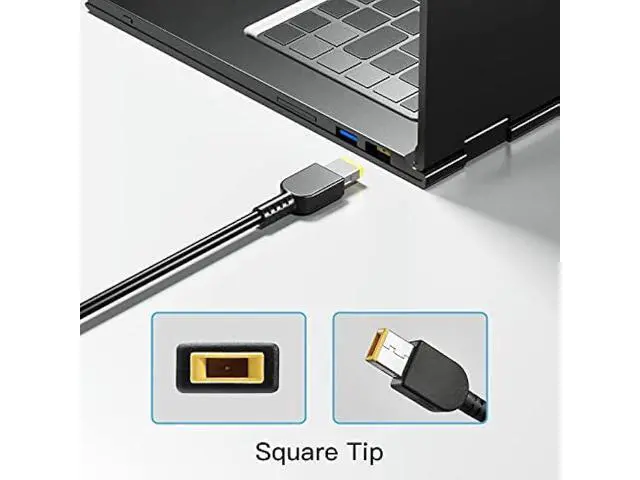 Alt view image 4 of 6 - 135W Laptop Charger Fit for Lenovo Thinkpad P1, 135W AC Adapter Slim Tip 4X20E50558