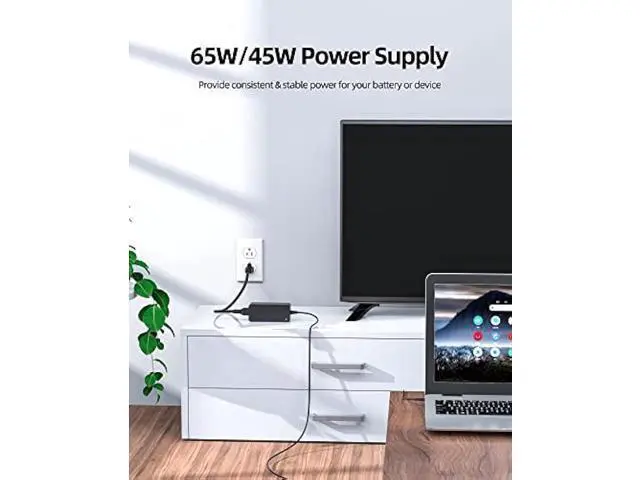 Alt view image 7 of 7 - 65W USB C Laptop Charger Fit for Dell Latitude 7420 7520 7320 3120 2 in 1 Type C Laptop AC Power Adapter Supply Cord