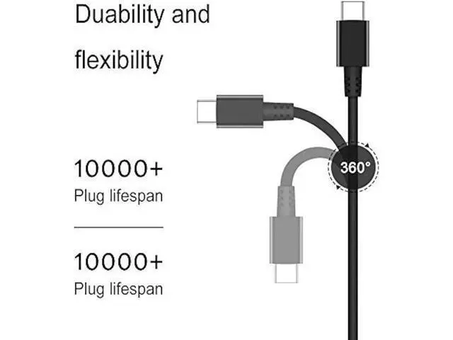 Alt view image 2 of 6 - Charger Compatible with Lenovo Laptop Computer Thinkpad Yoga Chromebook USB C Laptop Charger 65W 45W