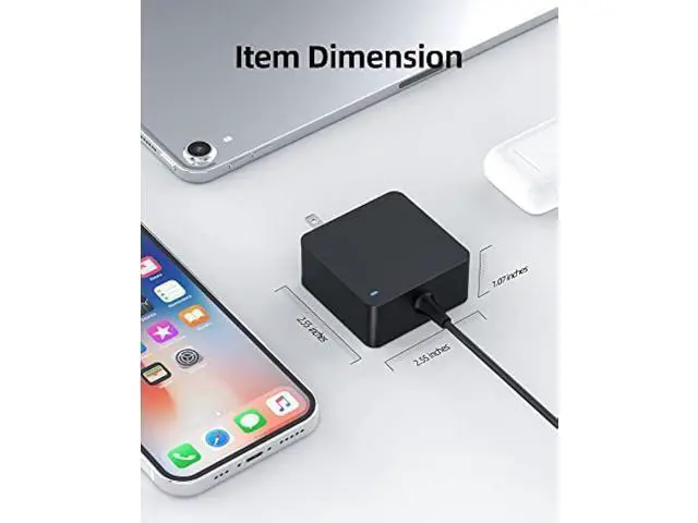 Alt view image 5 of 7 - AC Charger Fit for Asus Vivobook S15 S530FA S530FN S530F S530UN S530UA S530UF S530U S530 S530FAR Laptop 7.5Ft Power Supply Adapter Cord