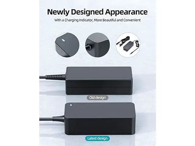 Alt view image 5 of 6 - 65W AC Charger Adapter Fit for Dell-Latitude 3301, Latitude 3310 P95G002 2-in-1 P118G001 Laptop Power Supply Cord