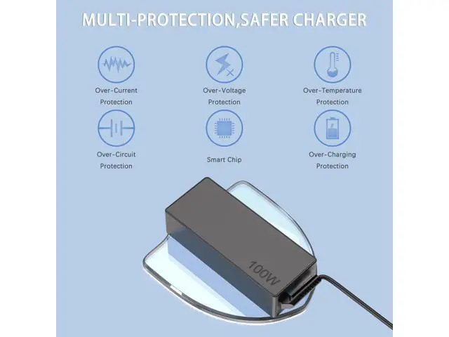 Alt view image 5 of 5 - EWAMESIT 100W USB C Charger Fast Universal Laptop Charger, Compatible with Lenovo, Mac Book Pro/Air 16, 15, 14, 13 Inch, Lenovo ThinkPad, HP, Dell, Asus, Acer, Google Series Type C Power Cord