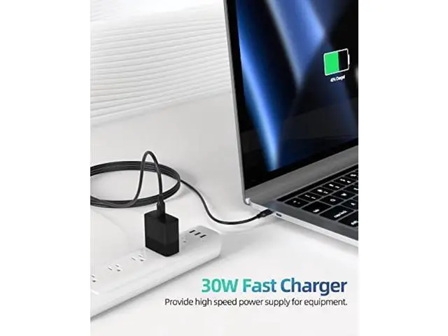 Alt view image 5 of 7 - 30W 25W USB Type C Charger Fit for Samsung Galaxy Book Go 5G NP340XLA-KA4US NP545XLA-KA1TT KA1VZ KA1TM AC Laptop Power Supply Adapter Cord