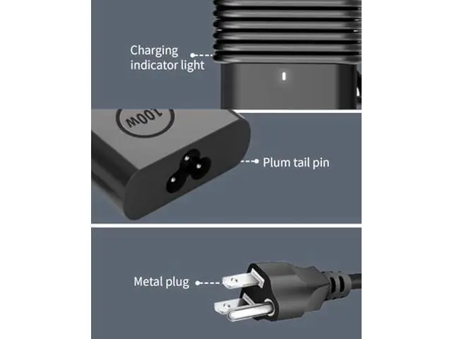 Alt view image 5 of 6 - 100W USB C for Dell Laptop Charger Compatible with Dell Latitude 5540 5440 7340 Dell Precision 3580 5480 Type C Adapter