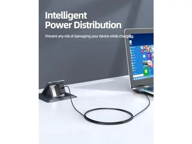 Alt view image 7 of 7 - 65W AC Charger Fit for Lenovo IdeaPad 3 s340 s145 330 320 310 Fit for Yoga 710 720 Laptop Replacement Power Supply Adapter Cord
