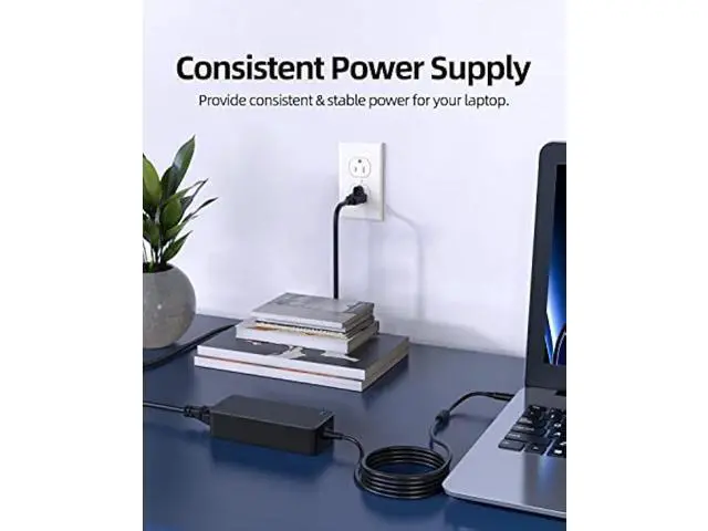 Alt view image 7 of 7 - 90W 65W AC Charger Fit for Dell Inspiron 5537 5420 5421 3437 5437 3537 7537 3737 7737 5737 14 15 17 14r 15r Laptop Power Supply Adapter Cord