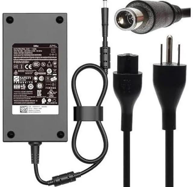 Main image of 180w 19.5V 9.23A AC Laptop Charger Fit for DELL Precision 7510 7520 7530 7540 7550 7560 3530 7730 5530 M4600 M4700 M4800 M6400 M4500 DA180PM111 Laptop Adapter Power Supply Cord