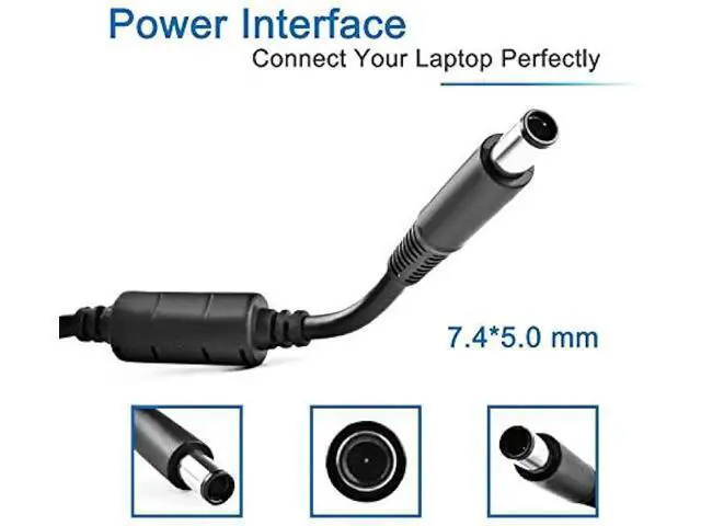 Alt view image 3 of 5 - 180w 19.5V 9.23A AC Laptop Charger Fit for DELL Precision 7510 7520 7530 7540 7550 7560 3530 7730 5530 M4600 M4700 M4800 M6400 M4500 DA180PM111 Laptop Adapter Power Supply Cord