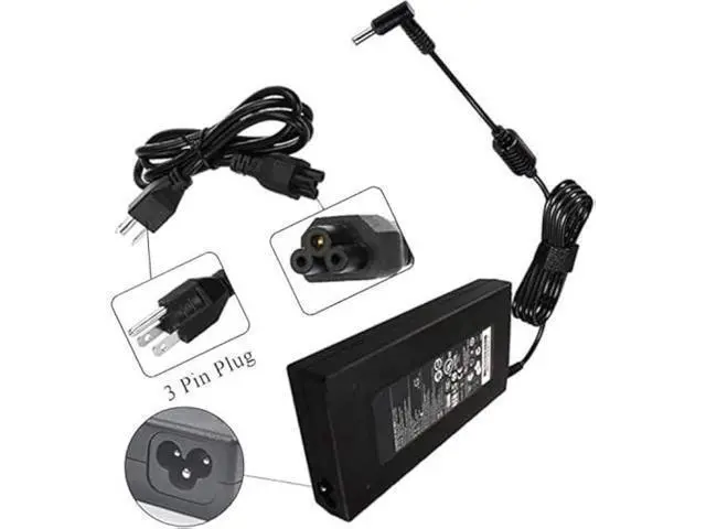 Alt view image 5 of 5 - 150W 135W AC Charger Compatible with HP Zbook 15 G3 G4 G5 G6, Pavilion 15 17/ADP-150XB B 19.5V 7.7A Zbook Gaming Laptop Adapter 4.5 * 3.0mm Blue tip