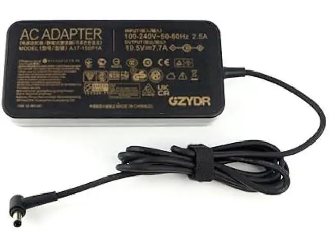 Alt view image 2 of 6 - 150W Laptop Adapter 19.5V 7.7A A17-150P1A AC Adapter for Asus Laptop Charger 5.5x2.5mm(not 4.5x3.0mm)