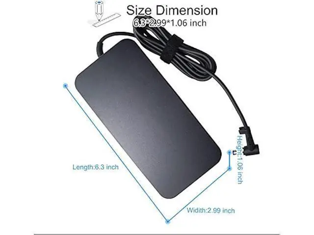 Alt view image 5 of 6 - 150W Laptop Adapter 19.5V 7.7A A17-150P1A AC Adapter for Asus Laptop Charger 5.5x2.5mm(not 4.5x3.0mm)