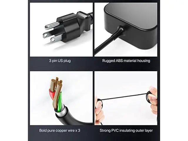 Alt view image 5 of 6 - 19V 6.32A 120W AC Adapter 5.5x2.5mm Fit for Asus N550 GL551 GL552 GL553 GL752 GL753, Laptop Charger PA-1121-28 A15-120P1A Power Supply Cord