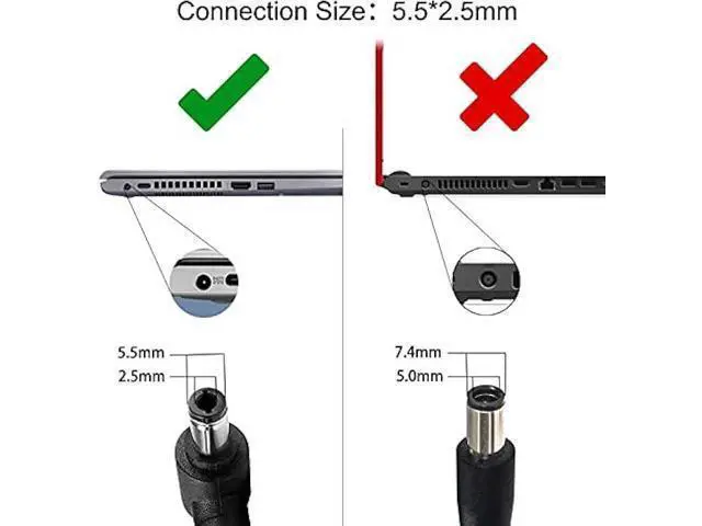 Alt view image 4 of 6 - 19.5V 9.23A 180W Laptop Charger for Msi A15-180P1A, for Sager NP7876 NP7856-N NP7856-S NP8956 NP8957 Notebook AC Adapter 5.5x2.5mm with Power Cord