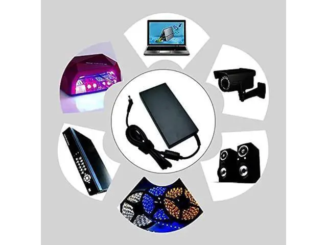 Alt view image 6 of 6 - 19.5V 9.23A 180W Laptop Charger for Msi A15-180P1A, for Sager NP7876 NP7856-N NP7856-S NP8956 NP8957 Notebook AC Adapter 5.5x2.5mm with Power Cord