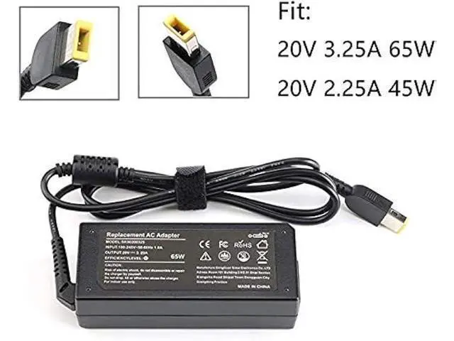 Alt view image 2 of 6 - AC Adapter Charger for Lenovo G50-80 80E501J5US, 80E501JFUS; Lenovo G50 80E30181US, 80L0000QUS, 80E501B2US Notebook Battery Power Supply Cord Plug