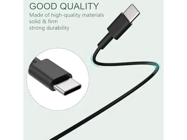 Alt view image 3 of 7 - Replacement for 65W Dell Laptop USB Type C AC Power Adapter Include Power Cord for Dell Latitude 3340 3440 3540 5340 5440 5540 7340 7440 7640 9440 2in1