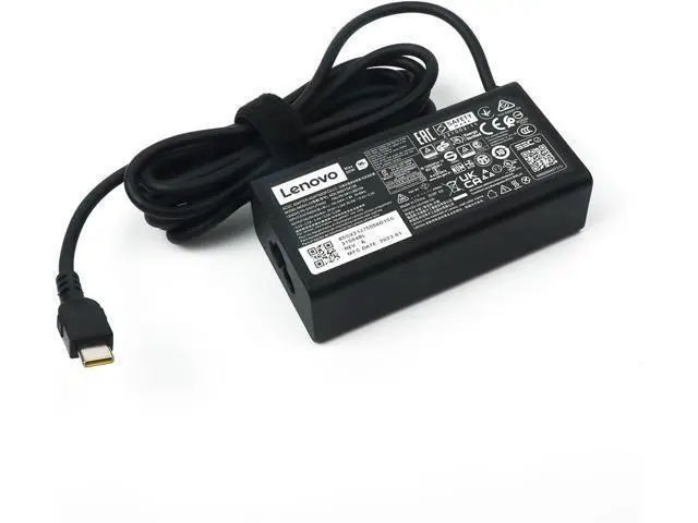 Alt view image 4 of 7 - Laptop Charger 65W Watt USB Type C(USB-C) AC Power Adapter - ThinkPad X1 Carbon Gen 11 E16 ADLX65YDC3E