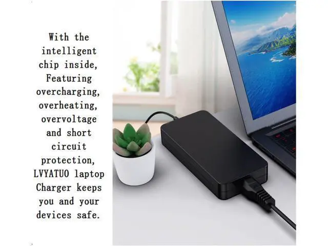 Alt view image 7 of 7 - New 19V 6.32A 120W Laptop Adapter A15-120P1A PA-1121-28 AC Power Charger for FX504 UX510UW N56J N56VM N56VZ N750 N500 G50 N53S N55 Laptop