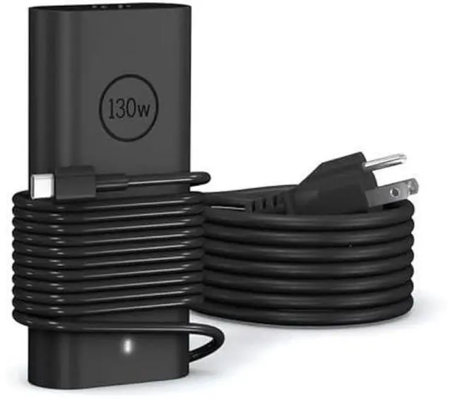 Main image of 130W USB C Laptop Charger Compatible with Dell XPS 15/17,9575Precision 5750 5570 5550 5530 3551 3550 3560 Latitude 5420 5510 7410 7310 7210 9410 9510 AC Cable