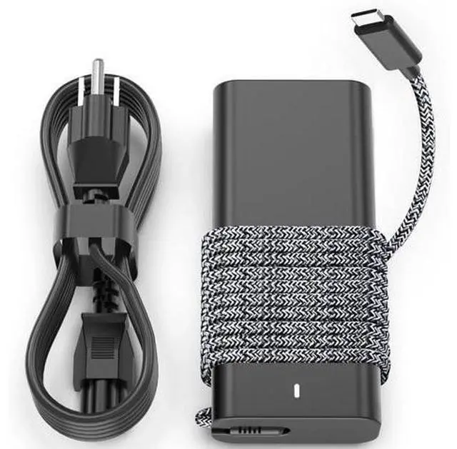 Main image of New Slim 65W USB-C Laptop Charger Replacement for for XPS and Latitude 5000 - Power Cord Included