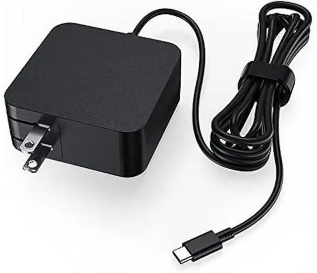 Main image of USB-C 65W 45W AC Adapter Laptop Charger for Asus Chromebook ZenBook Transformer ExpertBook, C302C C213 C214 C436 C523 ADP-45EW B, UX390UA UX490 UX325 UX393 UX371, B9450FA B9450CEA, T302, Foldable Plug
