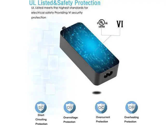 Alt view image 4 of 6 - 65W 45W Charger Fit for -Aspire Series Laptop - (UL Safety Certified Products)