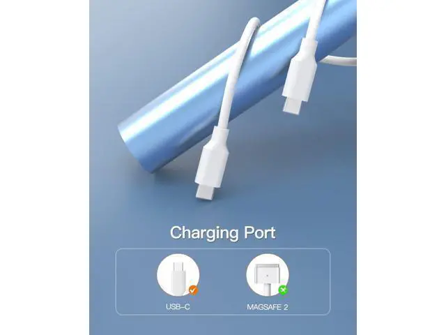 Alt view image 2 of 7 - 30W Charger Fit for MacBook Air Laptop iPad Air 4th Generation Tablet with USB C to C Charging Cable