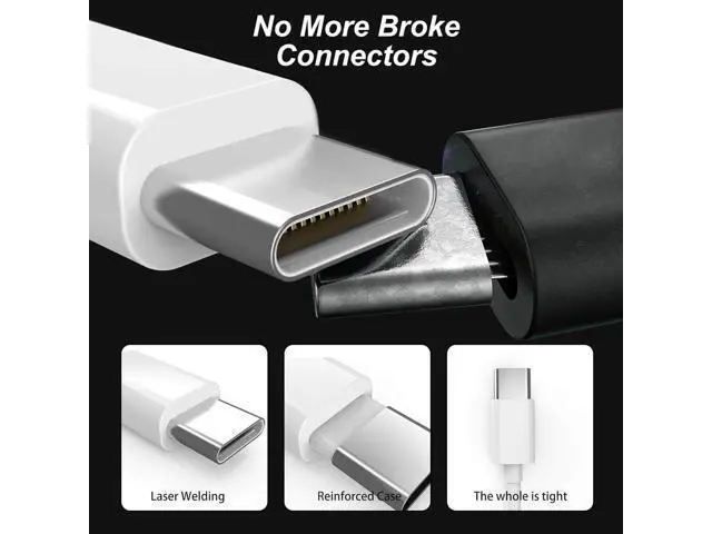 Alt view image 4 of 7 - Mac Book Pro Charger - 118W USB C Laptop Charger Power Adapter Fit MacBook Air 13 14 15 16 inch MacBook Pro M1 M2 M3 M4 iPad Pro and All Type C Port Devices 6.6 Ft USB C to C Cable
