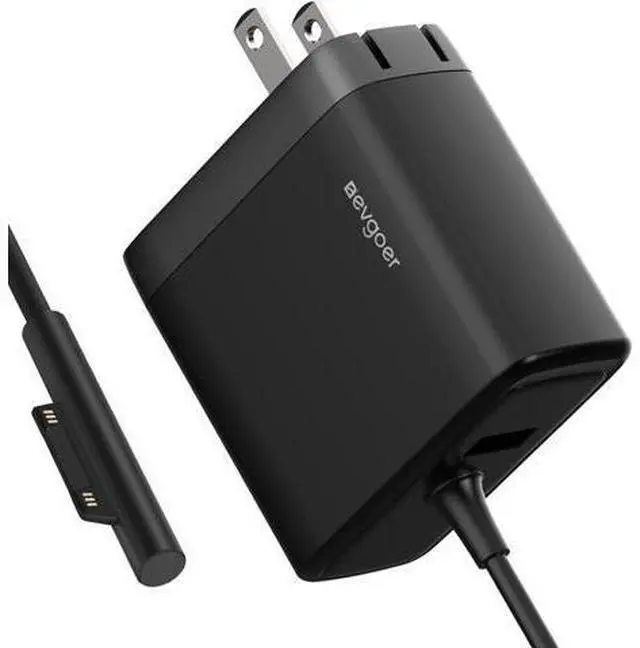 Main image of Surface Charger 65W Surface Pro Charger for Surface Pro 3/4/5/6/7/8/9/10/X Power Adapter Compatible for Both Surface Book/Laptop/Tablet Support 44W 36W (Foldable AC Plug)