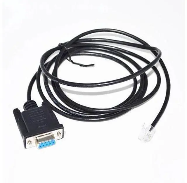Main image of DB9 D-SUB9PIN RS232 TO RJ11 RJ12 6P4C ADAPTER CONSOLE CABLE FOR MEGA-FABS D1 SERVO DRIVER DEBUG CABLE COMPATIBLE LMACR21D KABLE 3M Length