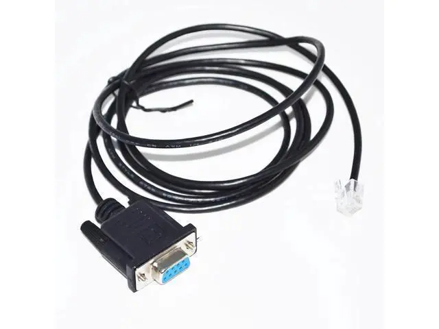Alt view image 2 of 6 - DB9 D-SUB9PIN RS232 TO RJ11 RJ12 6P4C ADAPTER CONSOLE CABLE FOR MEGA-FABS D1 SERVO DRIVER DEBUG CABLE COMPATIBLE LMACR21D KABLE 3M Length