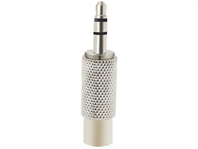Alt view image 4 of 7 - Rca To 3.5Mm Audio Adapter Metal 3.5Mm (1/8 Inch) Stereo Plug Male To Rca Female Jack Adaptor Connector(Silver)(5 Packs, 3-Pole)