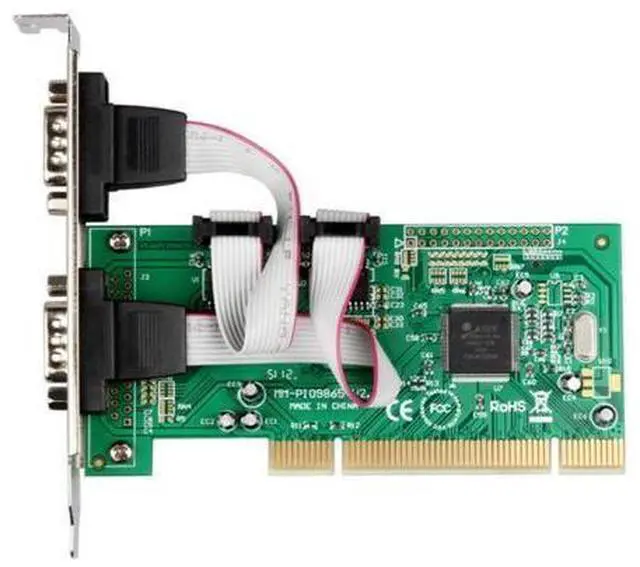 Main image of PCI Serial Card 2 Port RS232 Industrial PCI Serial Port Card PCI to COM Ports 9Pin RS-232 Serial Expansion Card