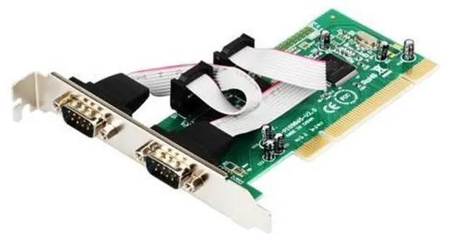 Alt view image 4 of 6 - PCI Serial Card 2 Port RS232 Industrial PCI Serial Port Card PCI to COM Ports 9Pin RS-232 Serial Expansion Card