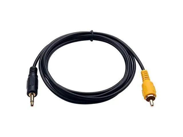 Alt view image 3 of 7 - 3.5mm to RCA Cable - 3.5mm 1/8 inch Mono Male Plug to RCA Male Jack Audio Cable Cord Gold Plated 1.8m (6Ft)