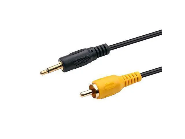 Alt view image 4 of 7 - 3.5mm to RCA Cable - 3.5mm 1/8 inch Mono Male Plug to RCA Male Jack Audio Cable Cord Gold Plated 1.8m (6Ft)