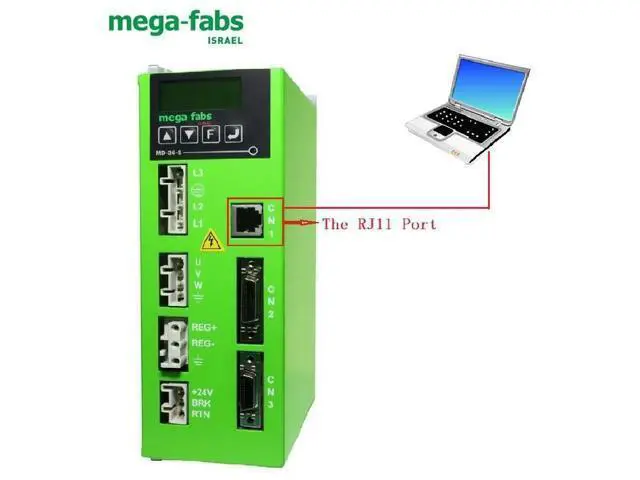 Alt view image 6 of 6 - DB9 D-SUB9PIN RS232 TO RJ11 RJ12 6P4C ADAPTER CONSOLE CABLE FOR MEGA-FABS D1 SERVO DRIVER DEBUG CABLE COMPATIBLE LMACR21D KABLE 3M Length