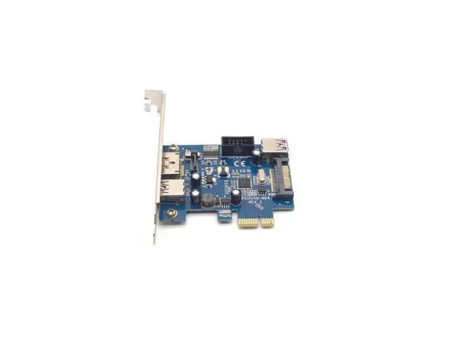Alt view image 2 of 3 - Weastlinks PCI express to 2 ports USB3.0 + Power eSATA Converter Card with 9pin USB + 15pin SATA Power Socket