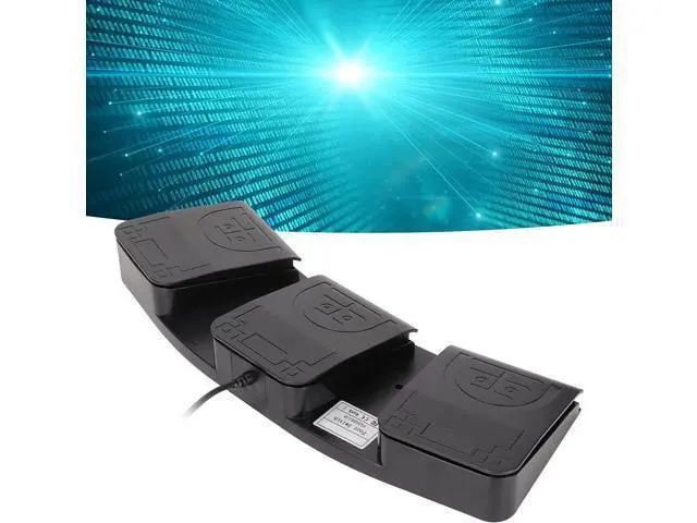Alt view image 7 of 7 - USB Foot Switch,3 Key PC USB Triple Foot Switch Pedal,Three Button Program Computer Keyboard Mouse Game Action HID Durable USB Foot Pedal,Support MIDI Multifunction Ergonomic Sensitive