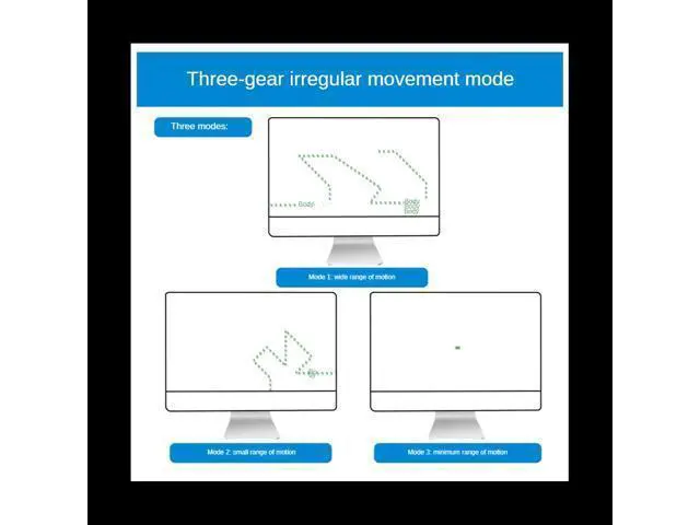 Alt view image 3 of 6 - USB Mouse Jiggler Undetectable USB Mouse Mover with 3 Woring Mode and ON/OFF Buttons, Keeps Computer Awake