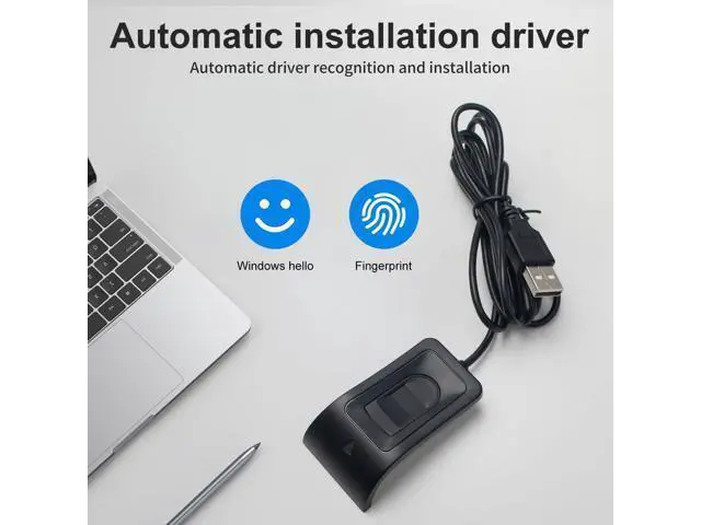 Alt view image 7 of 7 - USB Fingerprint Reader Fingerprint for Windows10/11, Windows Hello Automatic Driver Installation with 5ft Extension Cable-Windows Password Free Operation